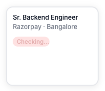 ASAI incoming listing being checked by the verification agent