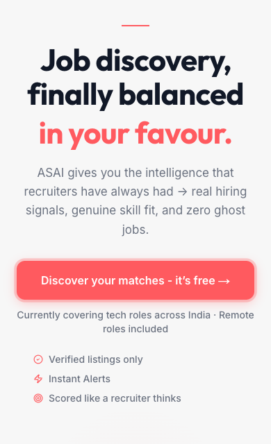 ASAI mobile web experience